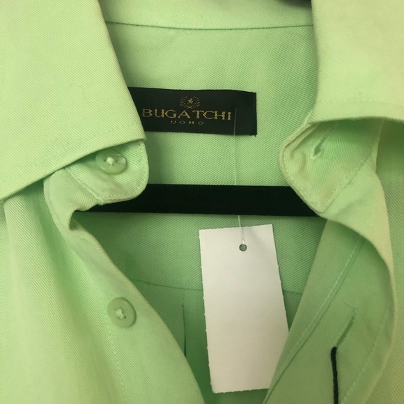 Bugatchi Uomo Mens Shirt Size Small Short Sleeve Button Front - Picture 3 of 4